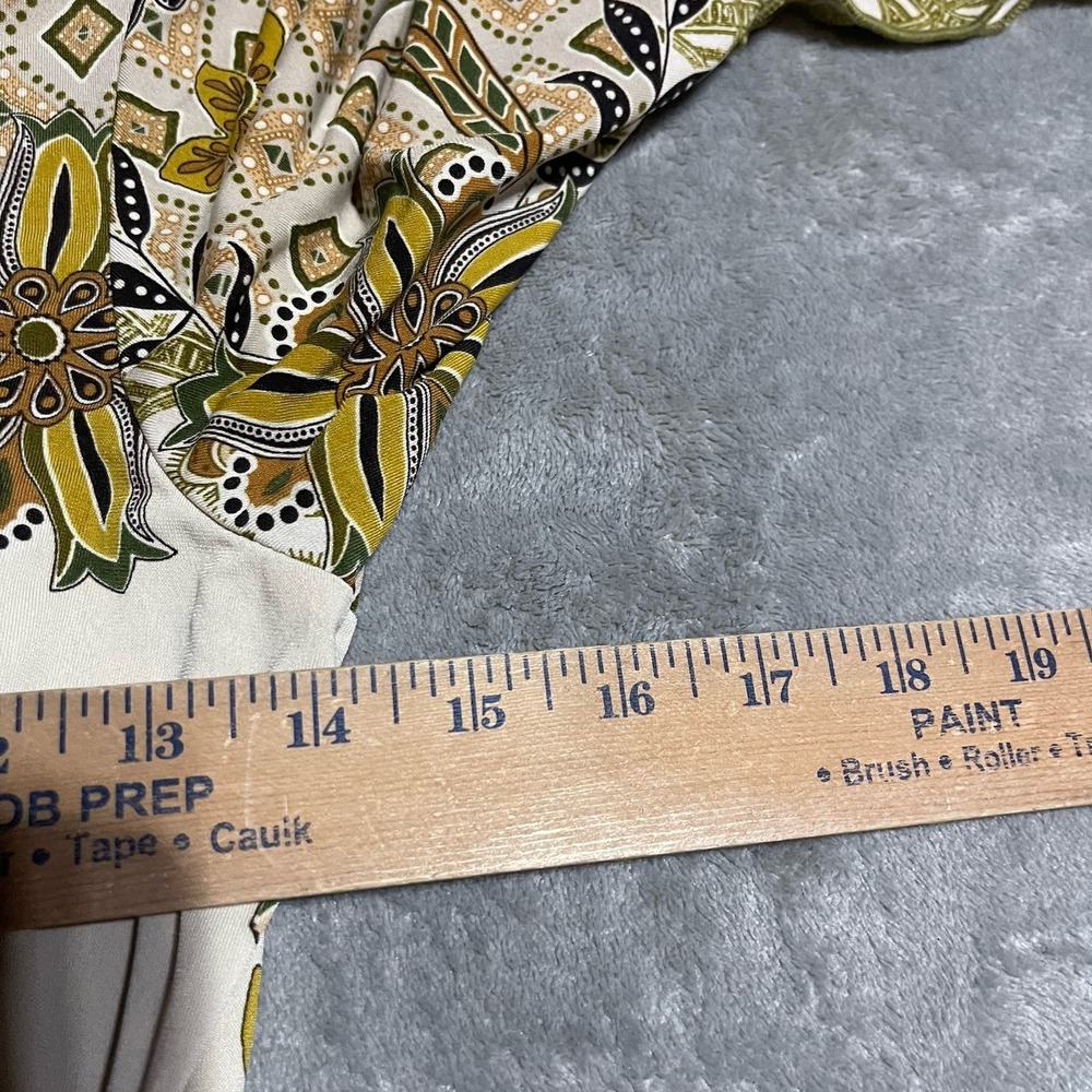 Y2K Cato Babydoll‎ Top Womens Large Floral Cottagecore Hippie Boho Bell Sleeve - Picture 4 of 6